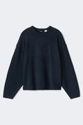 Knitted loungewear sweater - Navy blazer