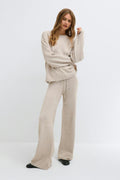 Knitted trousers - Vert foncé