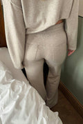 Knitted trousers - Vert foncé