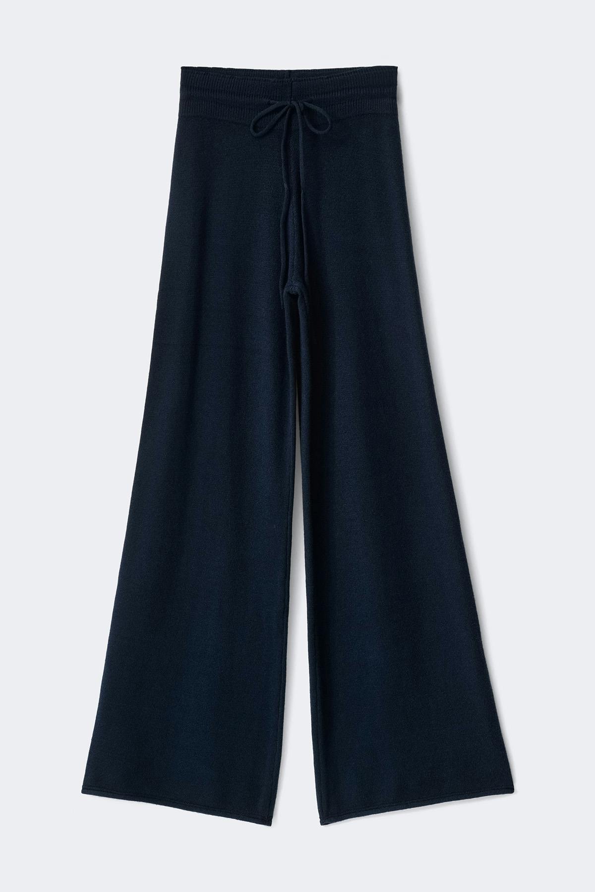 Knitted trousers - Vert foncé