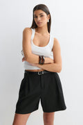 Pleated shorts - Peach