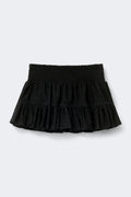14+ broderie anglais skirt - Noir