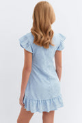 Y broderie anglais dress - Heather
