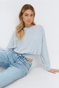 boatneck top - Blanc cassé