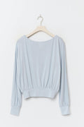 boatneck top - Heather