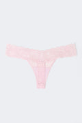 3-pack lace thong - Botanic purple