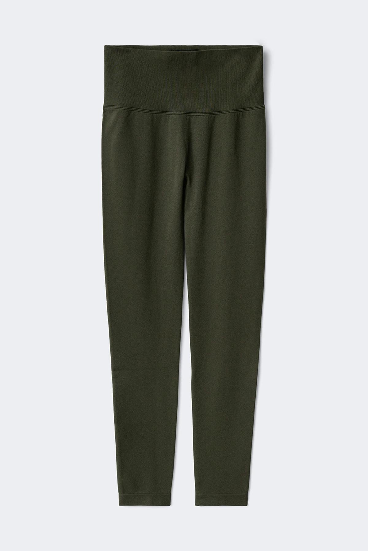 Seamless yoga tights - Army green