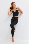 Seamless yoga tights - Army green