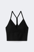 Seamless yoga top - Noir