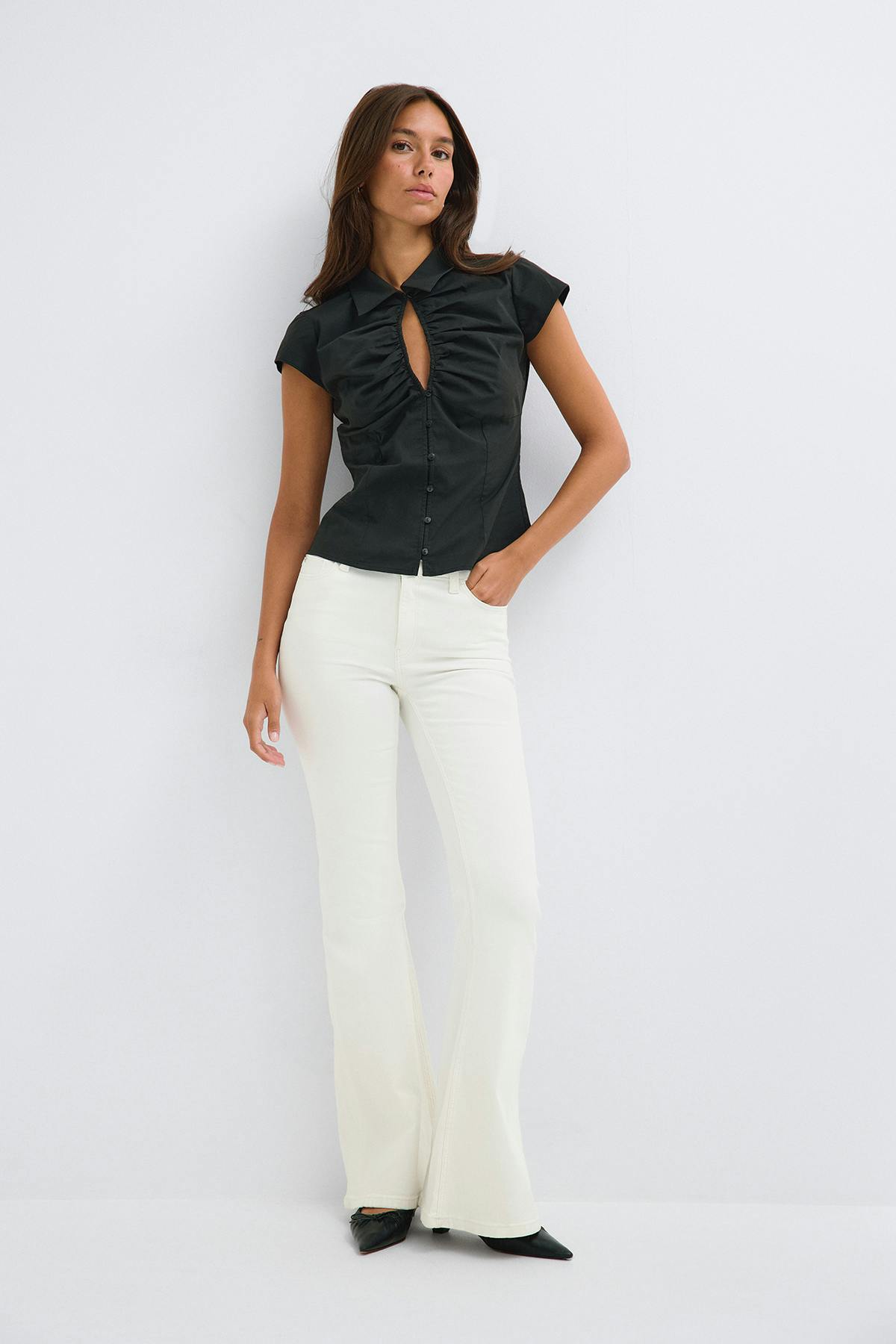 Ultra flare jeans - Rinse