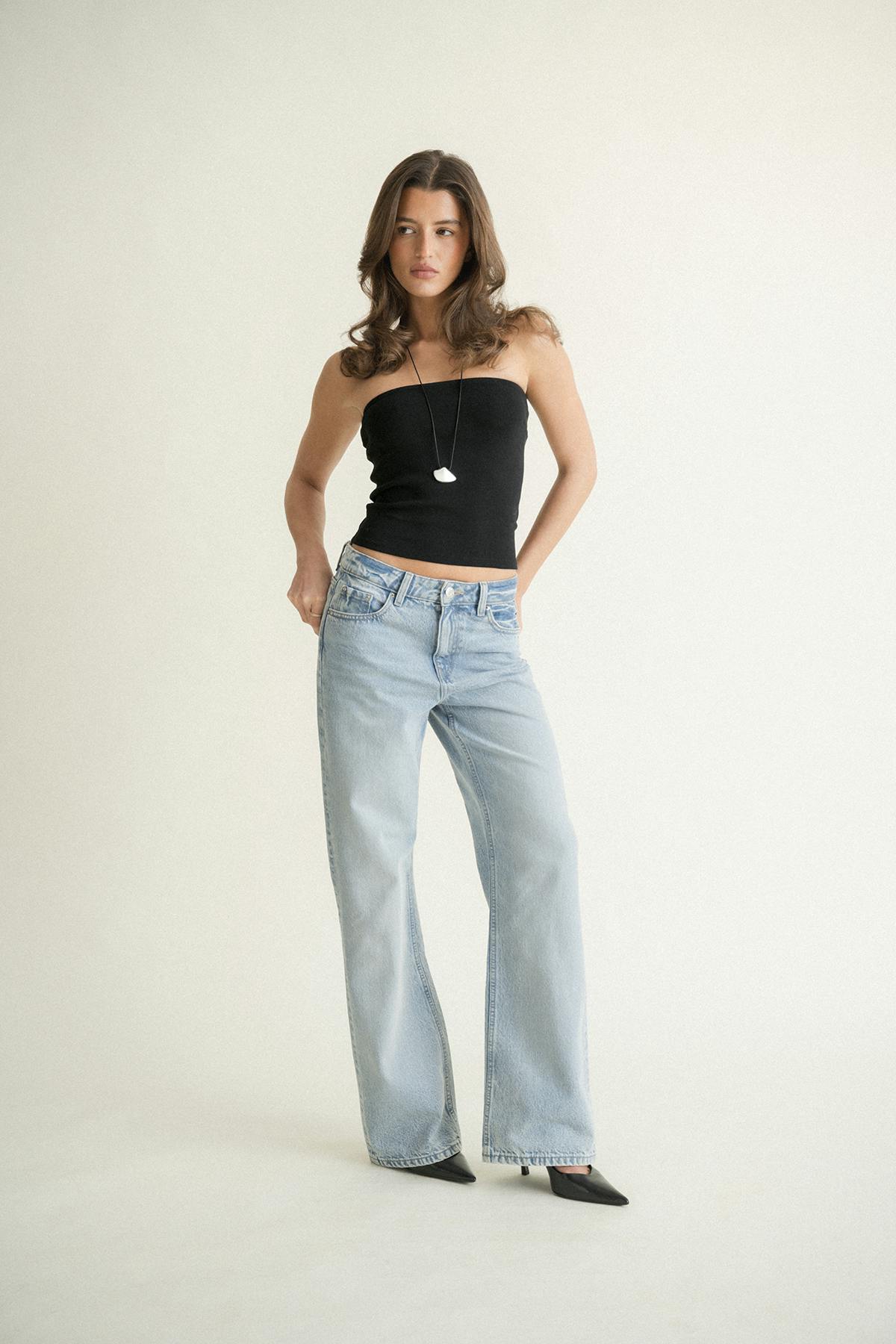 Super stretch tube top - Noir