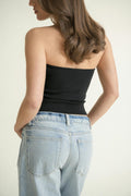 Super stretch tube top - Noir