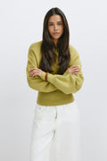 Knitted fitted sweater - Noir