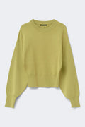 Knitted fitted sweater - Weeping willow