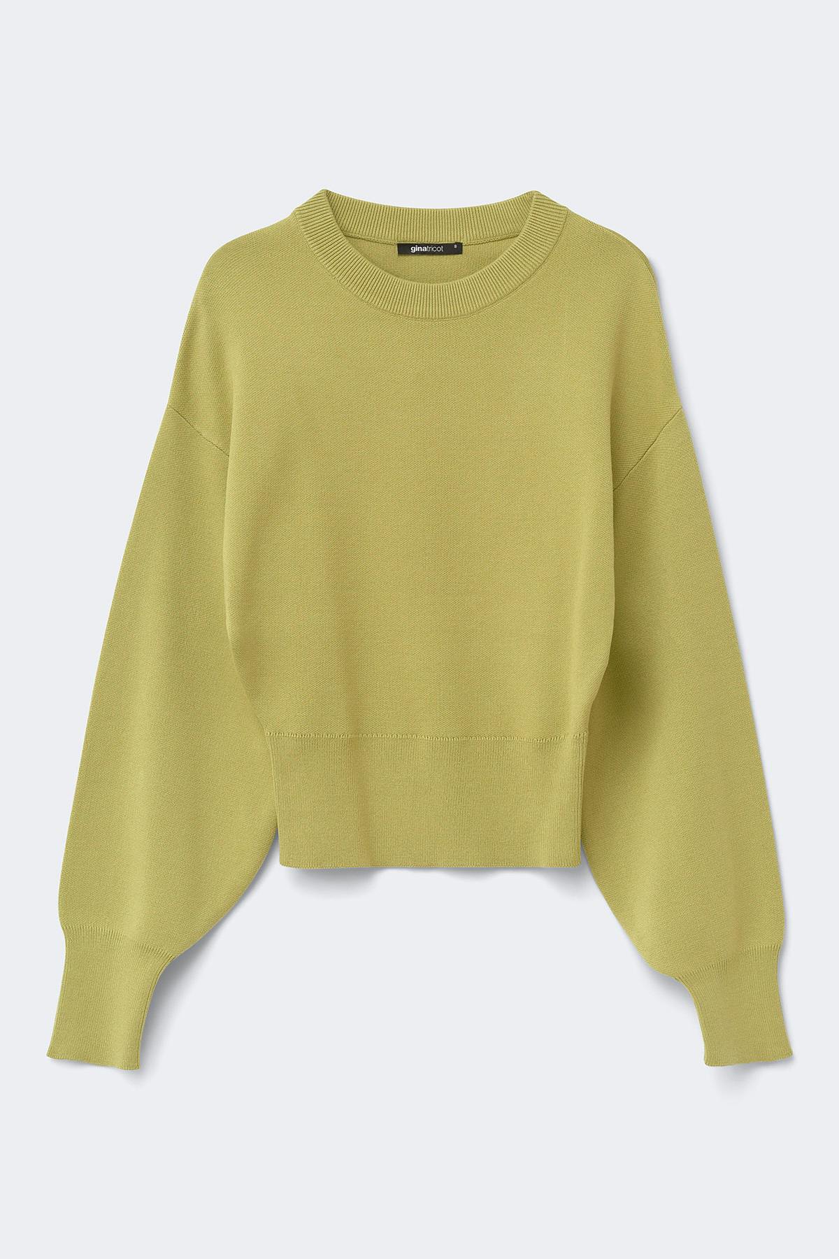 Knitted fitted sweater - Weeping willow