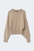 Knitted fitted sweater - Weeping willow