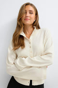 Turtleneck knitted cardigan - Chocolate brown
