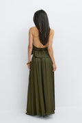 Flowy maxi skirt - Vert