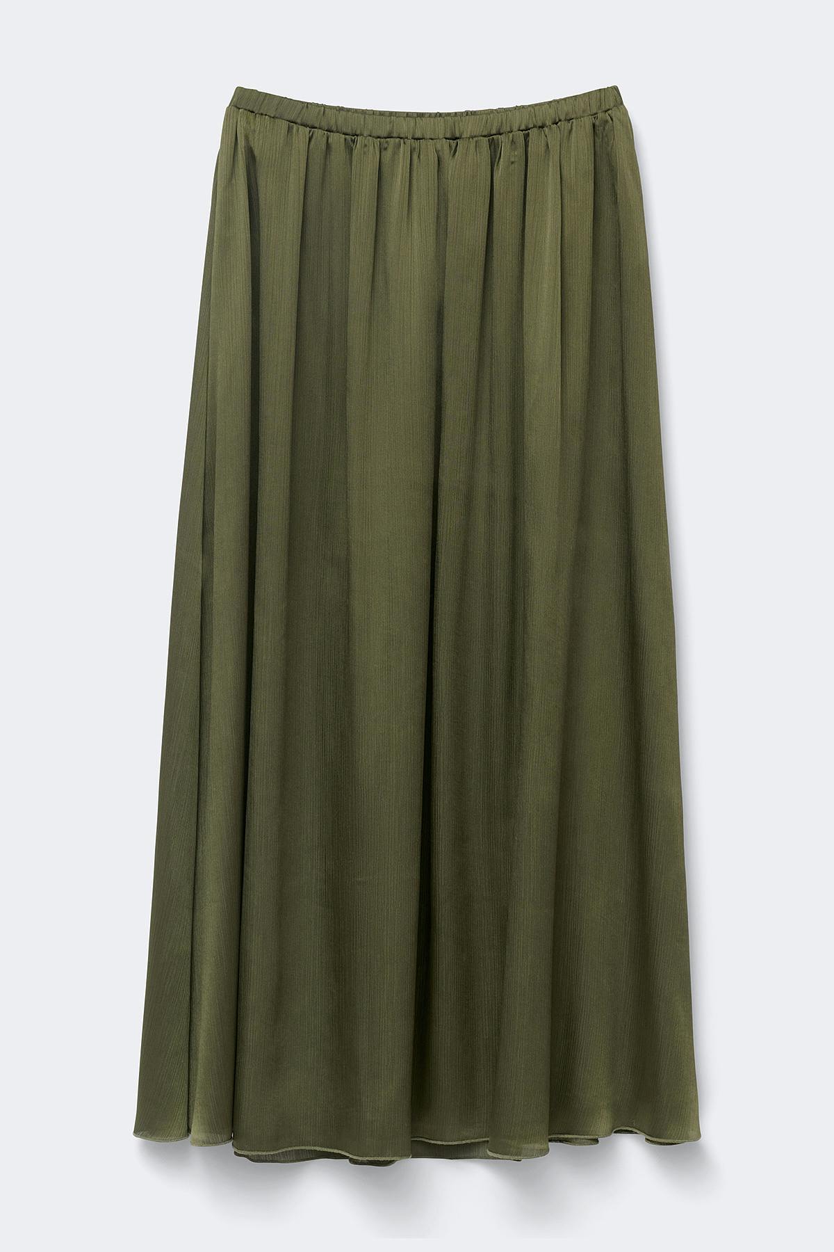 Flowy maxi skirt - Vert