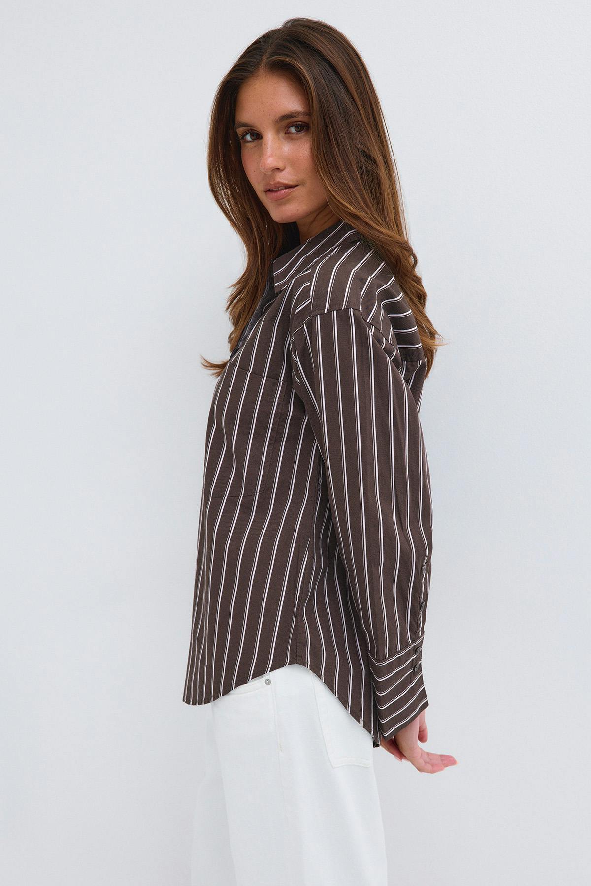 Oversized shirt - Rose clair