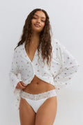 3-pack soft cotton thong - Spring garden