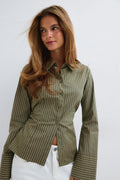 Shaped shirt - Pink check