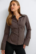 Shaped shirt - Bleu clair