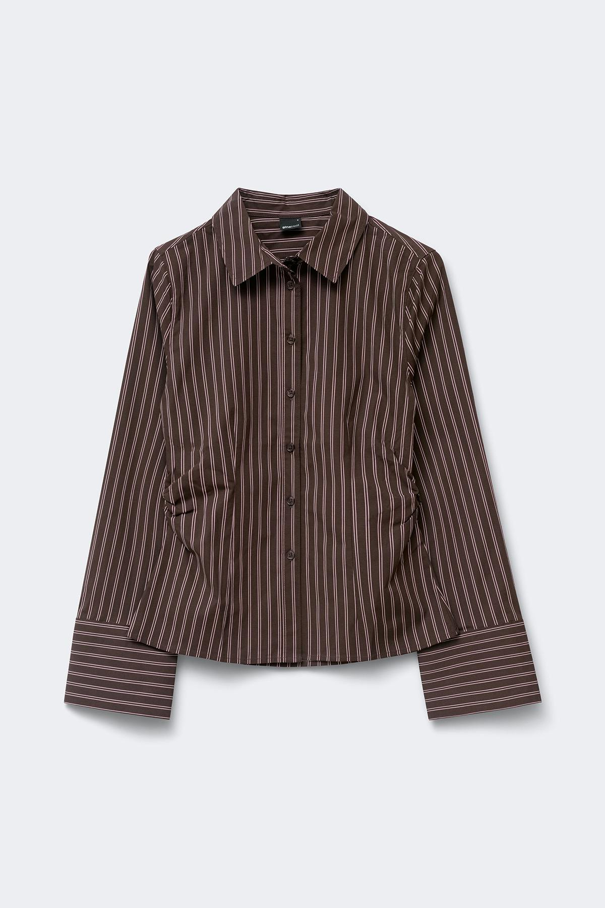 Shaped shirt - Pink check