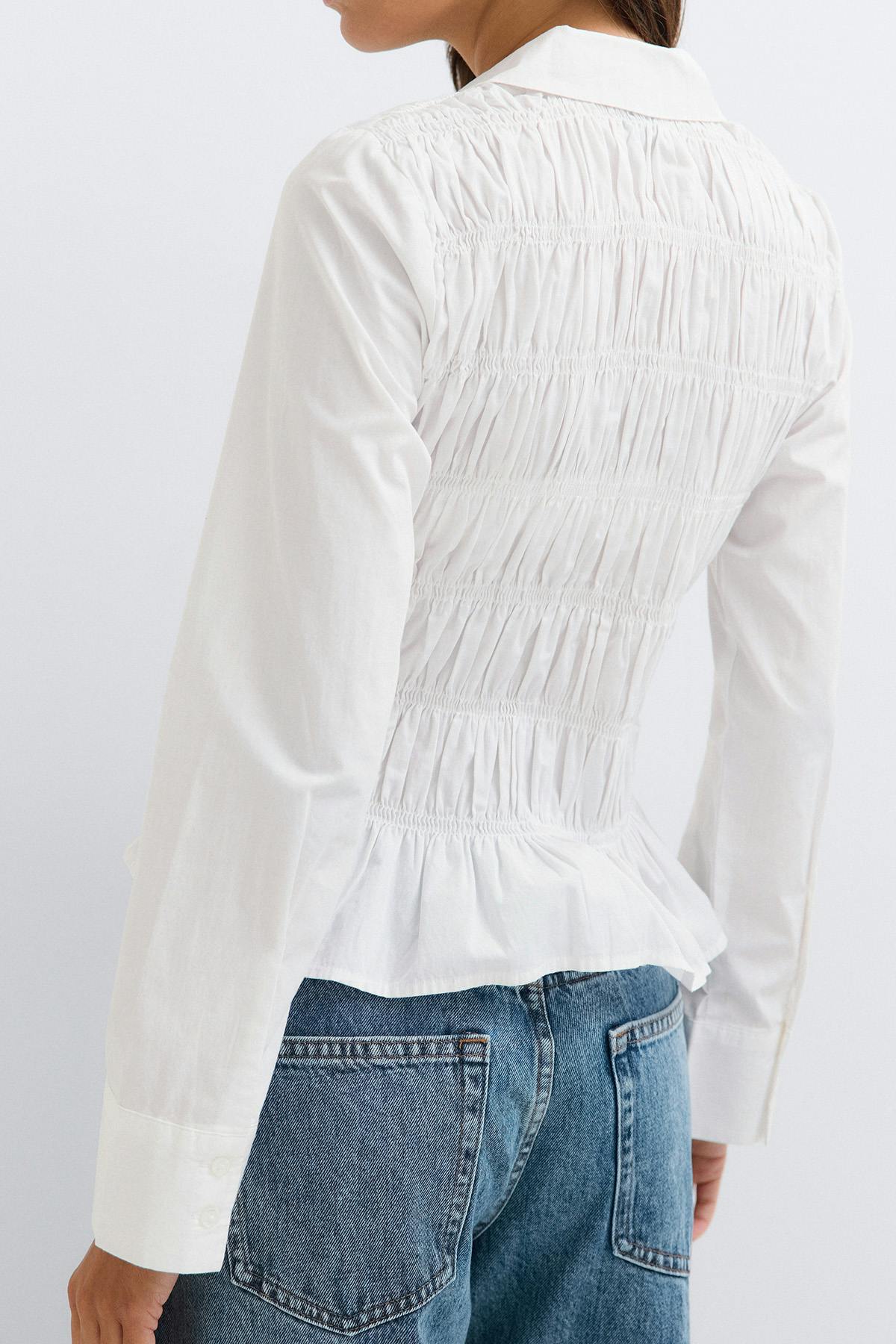 Smock shirt - Blanc