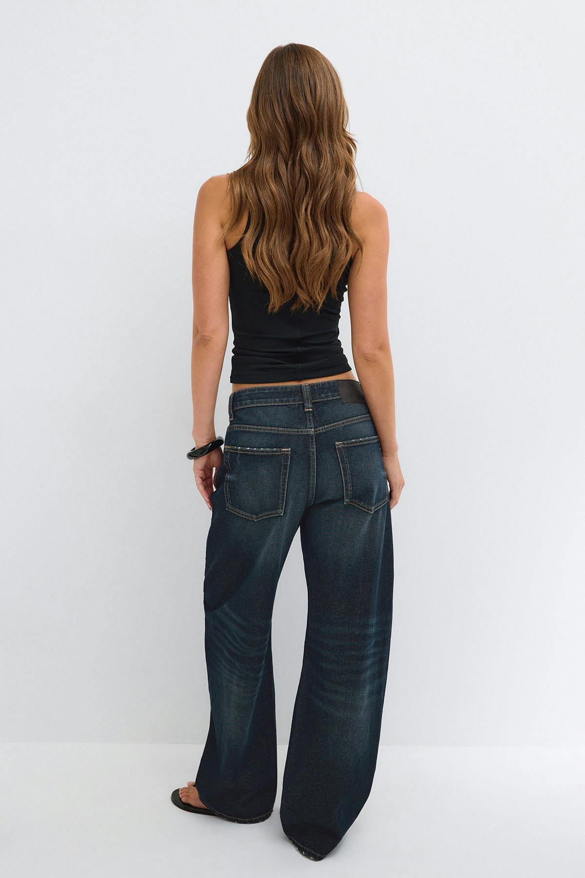 Barrel jeans - Offblack