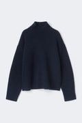 Knitted turtleneck sweater - Vert foncé