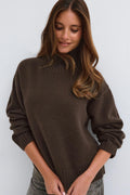 Knitted turtleneck sweater - Gardenia