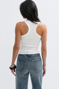 Racerback tank - Blanc