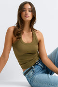Racerback tank - Blanc