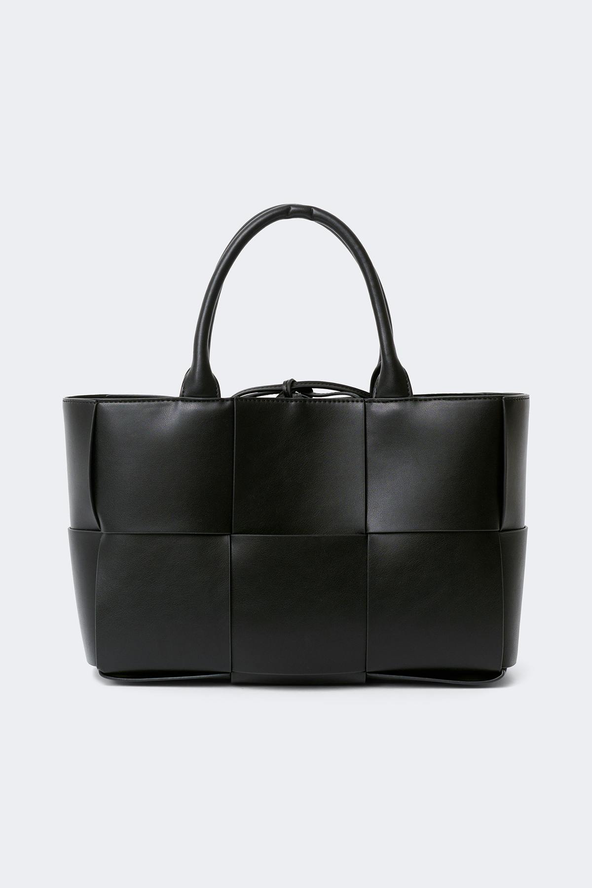 Braided tote bag