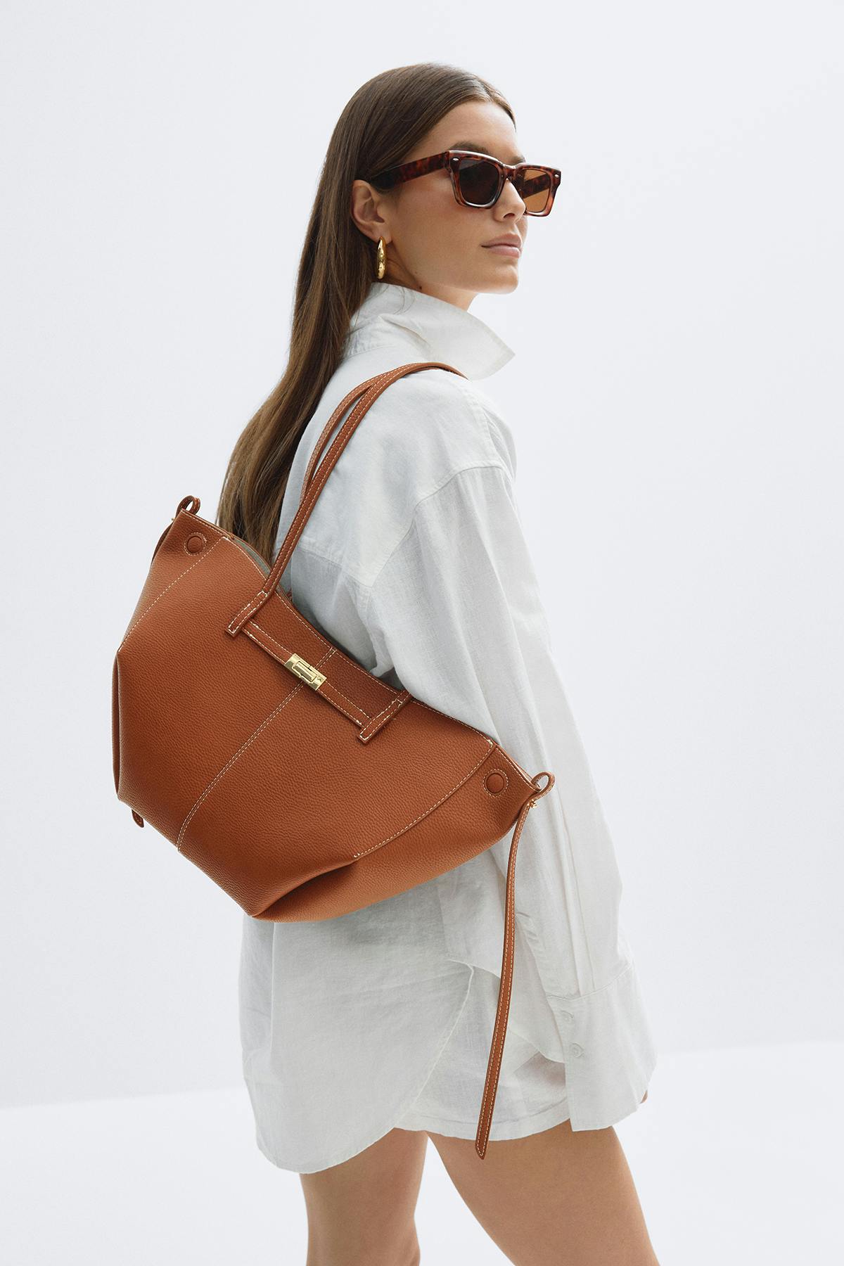 Detail midi bag - Noir
