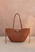 Detail midi bag - Camel