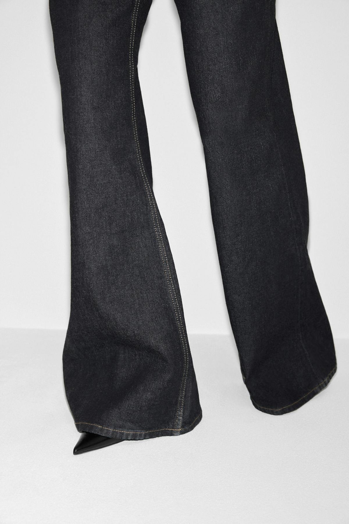 Loose flare jeans - Dk rinse