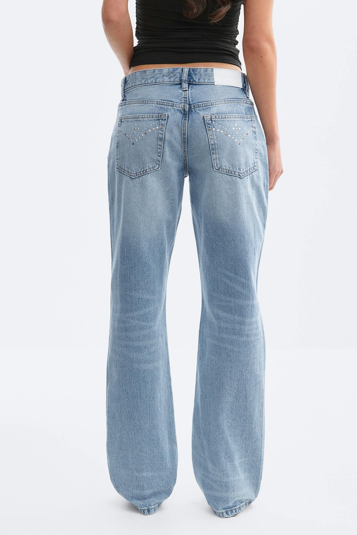 Rivet rebel jeans - Bleu