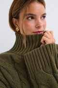 Knitted turtleneck sweater - Surf the web