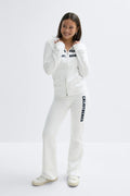 Y y2k 2 way zip hoodie - Shrinking violet