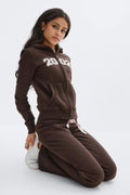 Y y2k 2 way zip hoodie - Lt greym/print