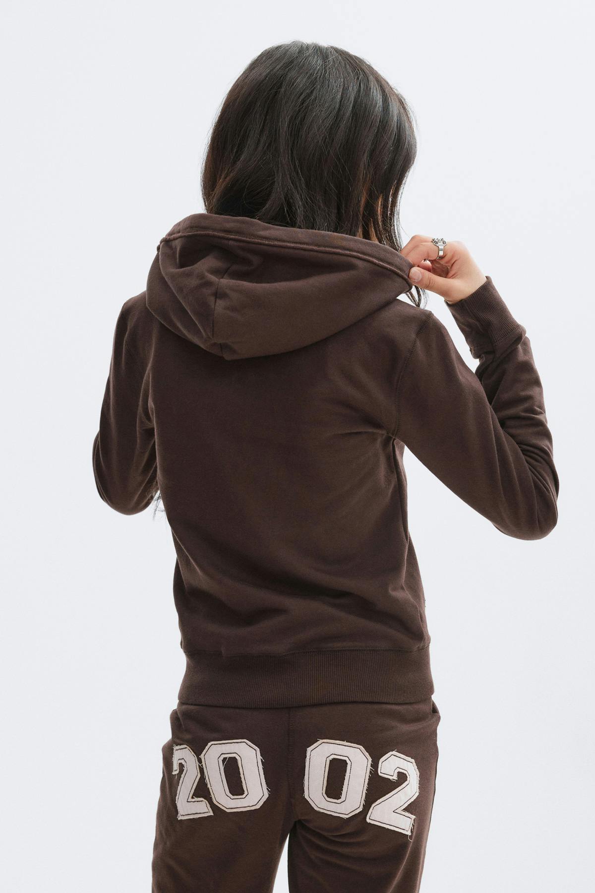 Y y2k 2 way zip hoodie - Mole