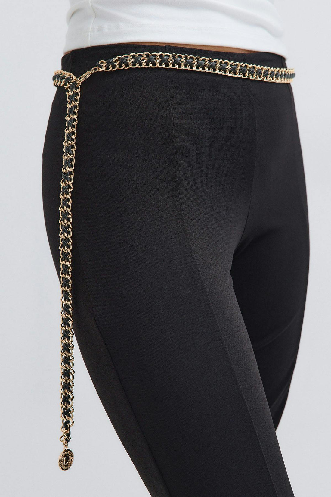 Chain belt - Black/gold