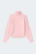 Knitted turtleneck sweater - Bordeaux foncé