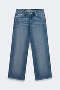 Rebel low wide tall jeans - Bleu clair