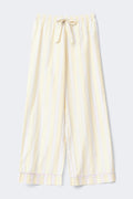 Poplin pyjamas trousers - Yellow stripe