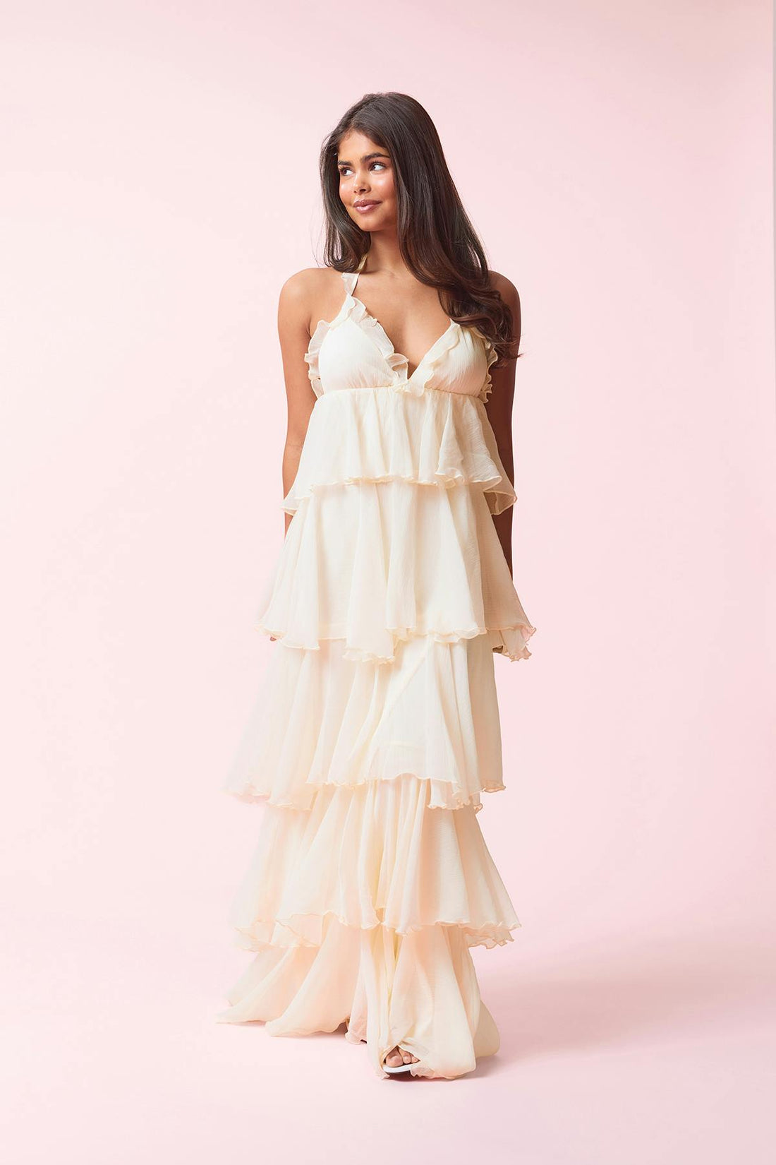 14+ prom frill dress - Afterglow