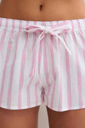 Poplin pyjamas shorts - Multi pink