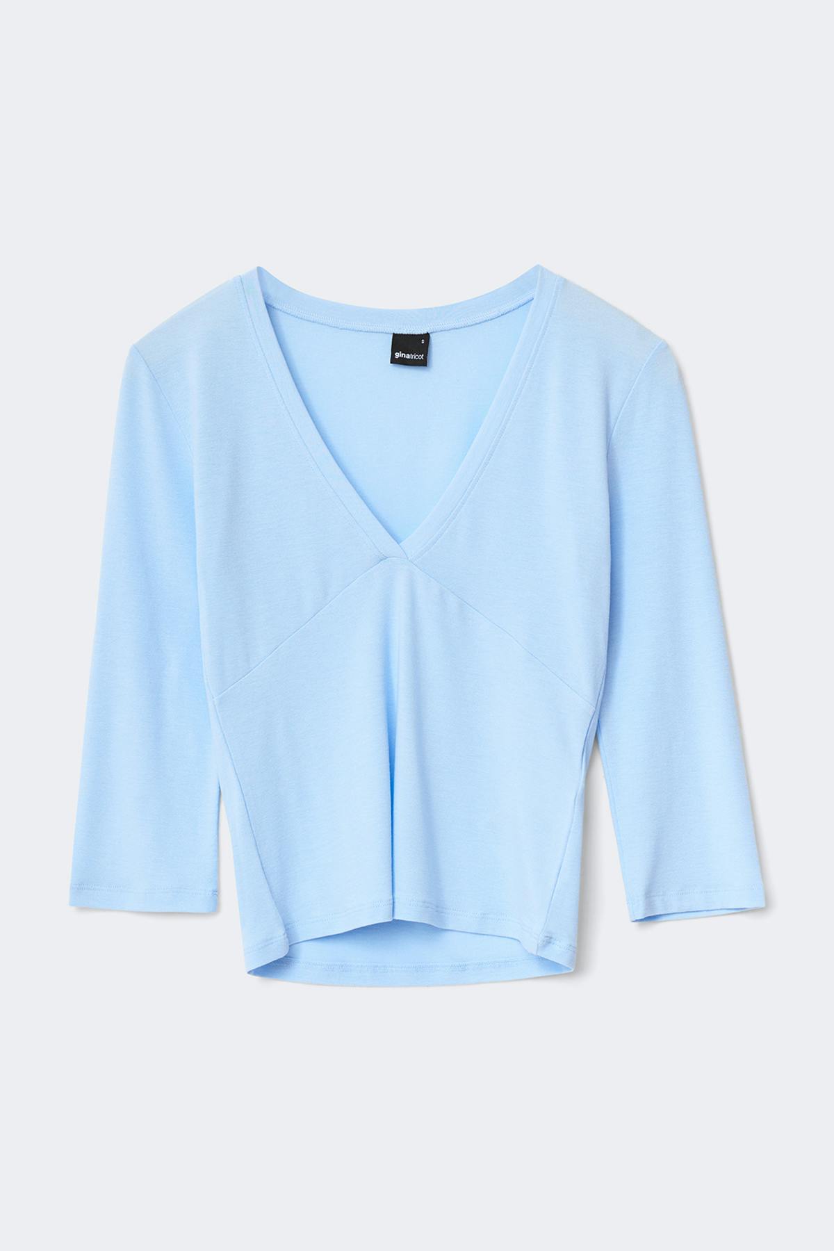 V-neck top - Sky captain